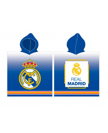 Poncho telo da mare ufficiale Real Madrid C.F coto - RMPON1