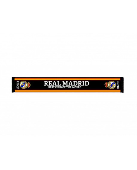Sciarpa Ufficiale Real Madrid C.F. mod. jacquard R - RMSCRJ6