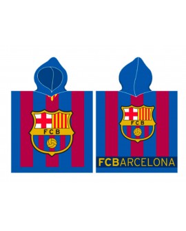 Poncho telo da mare ufficiale FCB Barcelona cotone - BARPON1