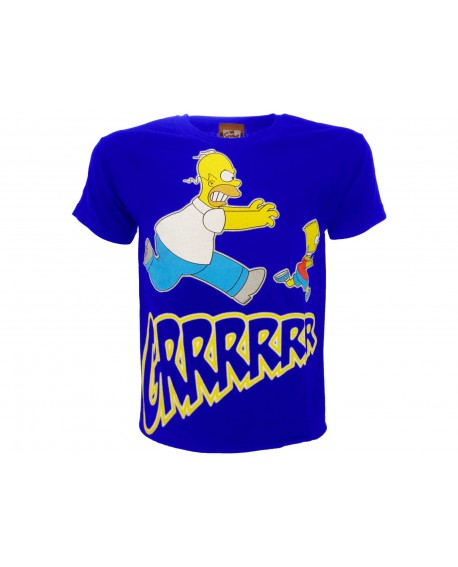 T-Shirt Simpsons Homer & Bart Grrrr - SIMGRR.BR
