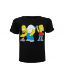 T-Shirt Simpsons Homer e Bart dollari - SIMSOL.NR