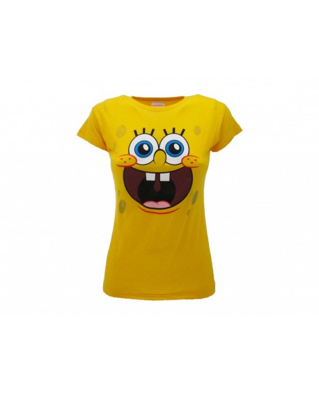 T-Shirt Spongebob Smile Lady - SPOLL.GI