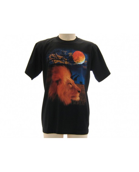 T-Shirt Animali Leone nella savana - ANLEO8