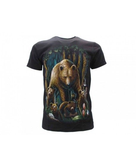 T-Shirt Animali Orso Grizzly - ANOR1