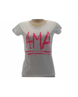 T-Shirt Solo Parole Donna Basic Ama - SPTDAMA.BI