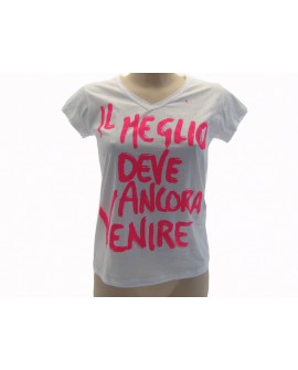 T-Shirt Solo Parole Donna Il Meglio .. - SPTDMEG.BI