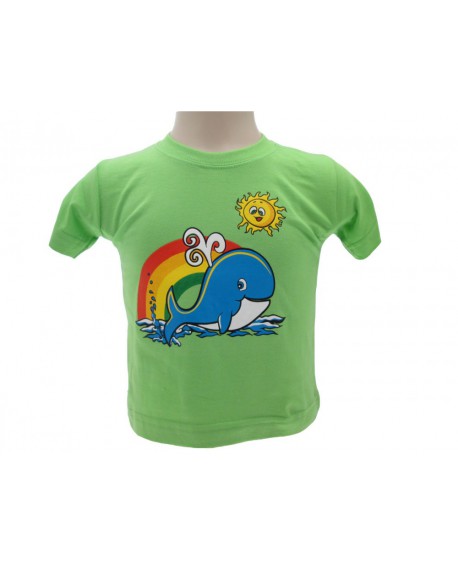 T-Shirt Turistica balena (PERSONALIZZABILE CON UN - TUB14.FX