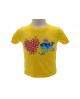 T-Shirt Turistica cuore pesci delfino (PERSONALIZZ - TUB21.GI