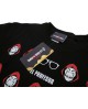T-Shirt Casa di Carta Maschere - CDC7.NR