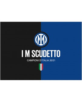 Bandiera Inter I M SCUDETTO100X140 - INTBAN9.S