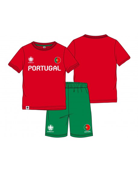 Kit maglia e pantaloncino Euro 2020 Portogallo - PONE20C