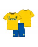 Kit maglia e pantaloncino Euro 2020 Svezia - SVNE20C