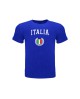 T-Shirt Italia scritta con scudetto Ricamati - TURICAIT1B.BR