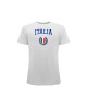 T-Shirt Italia scritta e scudetto Ricamati - TURICAIT1.BI