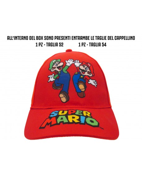 Box 2pz Cappello Nintendo Super Mario - 52 - SMCAP1