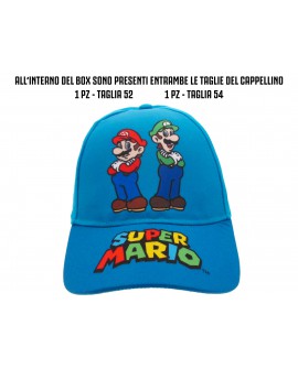 Box 2pz Cappello Nintendo Super Mario - SMCAP2