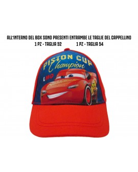 Box 2pz Cappello Cars - Piston Cup - CARSCAP7