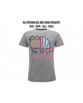 Box 10pz T-shirt Pusheen Mermazing - PUS1