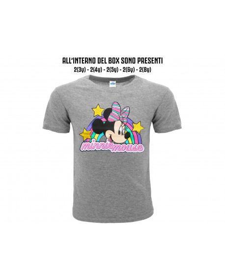 Box 10pz T-shirt Minnie Mouse - MINBO6
