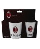 Set Gift tazza + bicchiere in plastica Milan AC - MILSET1