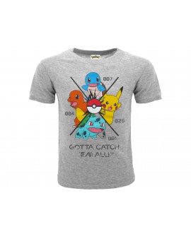 T-Shirt Pokemon - Gotta Catch 'Em All! - PK7.GRM