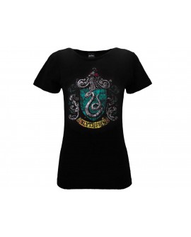 T-Shirt Harry Potter Serpeverde vintage Donna - HP4L.NR