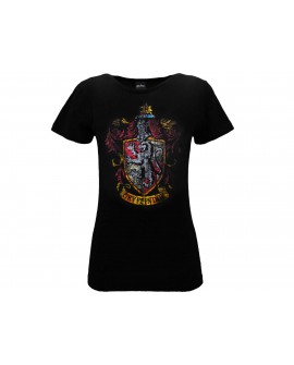 T-Shirt Harry Potter Grifondoro vintage Donna - HP5L.NR