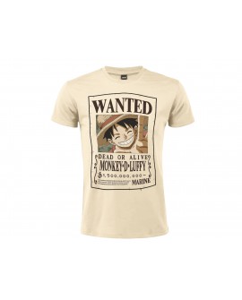 T-Shirt One Piece - Wanted - Monkey D. Luffy - OPWMDL.NAT