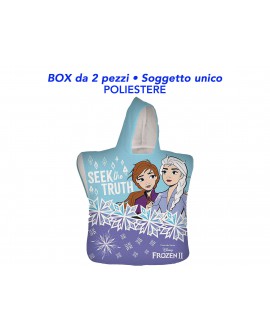 Poncho Frozen D00753  - Box 2 pz - FROPONBO1A