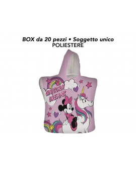 Poncho Minnie Disney - D01943 - Box 20 pz - MINPONBO1