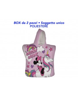 Poncho Minnie Disney - D01943 - Box 2 pz - MINPONBO1A