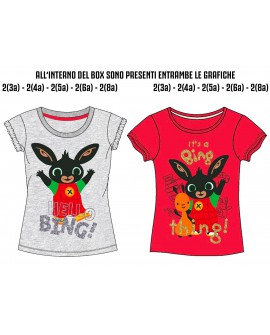 T-shirt Bing 2 Soggetti - Box 20 pz - BINBO8