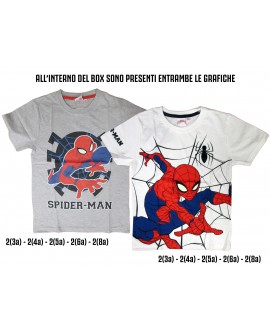T-shirt Spiderman - 2 Soggetti - Box 20pz. - SPIBO8