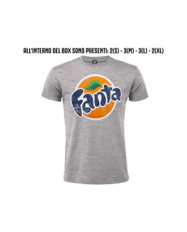 Box 10pz T-shirt Fanta Logo - FANT1