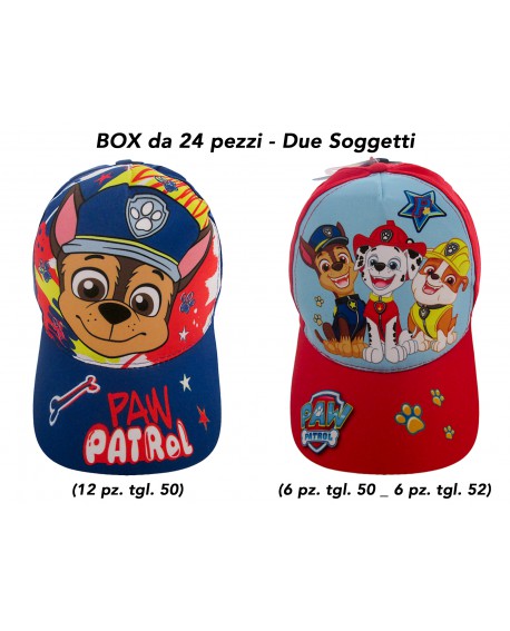 Cappello Paw Patrol - 2 Soggetti - Box 24pz. - PAWCAP8