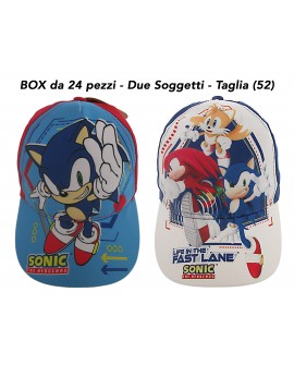 Cappello Sonic - 2 Soggetti - Box 24pz - SONCAP1