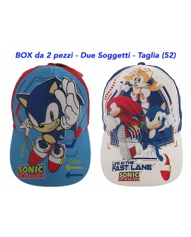 Cappello Sonic - 2 soggetti - Box 2pz - SONCAP1.BOX 2