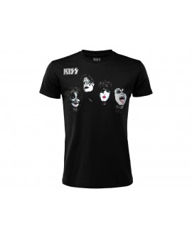 T-Shirt Music Kiss - Facce - RKIFA