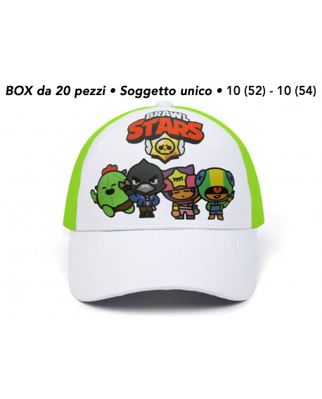 Cappello Brawl Stars - 1 Soggetto - Box 20 pz. - BRSCAP2.BOX20