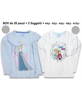 T-Shirt Frozen ML - 2 soggetti - Box 20 pz - FROTS1.BOX20