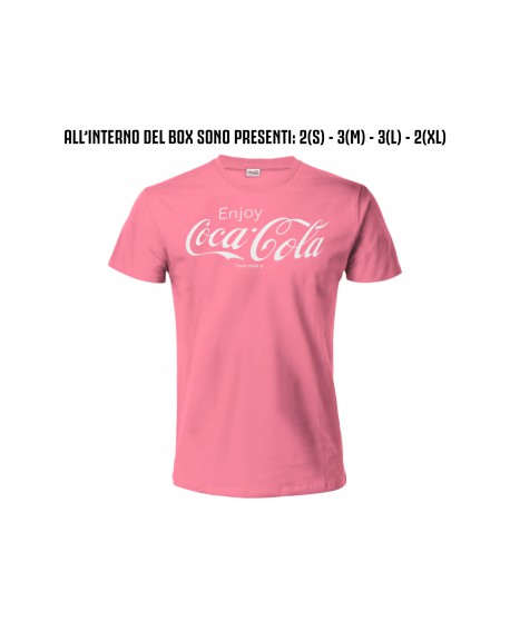 Box 10pz T-shirt Coca-Cola Enjoy - COCA4