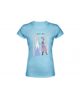 T-Shirt Frozen - Anna ed Elsa - FROAE17B.AZ