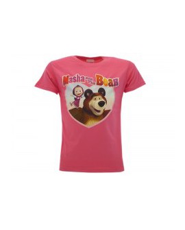 T-Shirt Masha e Orso Cuore - MASC.RS