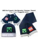 Minecraft Berretto-Scaldacollo-Guanti - MCSET256