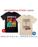 T-Shirt Lupin III - 2 soggetti - BOX 20 pz - LUP01_BO20
