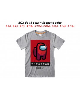 T-Shirt Among Us - Soggetto unico - 61015 - BOX15 - AMOTS1BOX15