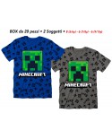 T-Shirt Minecraft - 2 soggetti - 305361 - BOX20 - MCTS7BOX20